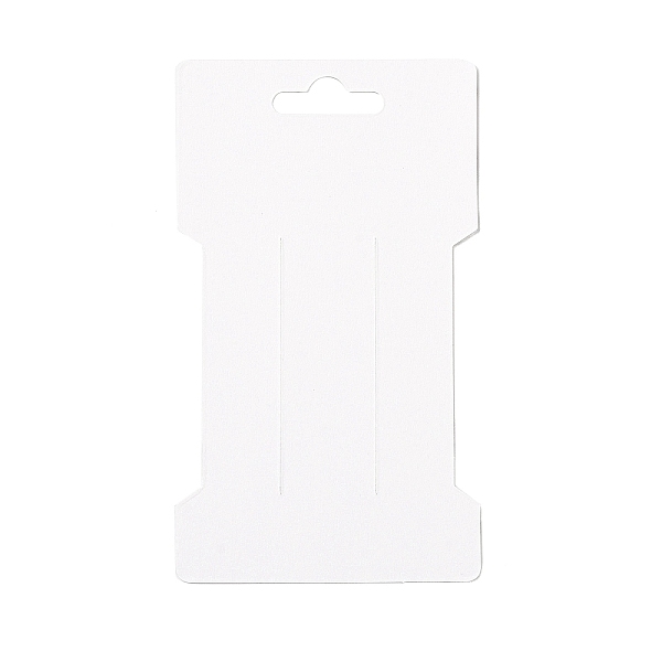 

PandaHall Paper Hair Clip Display Cards, Hair Bow Holder Cards, Hair Accessories Supplies, Floral Pattern, 11.5x6.6x0.03cm, Hole: 24.5x8.5mm..., White