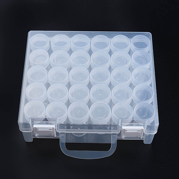 

PandaHall Plastic Bead Storage Containers, Column, Clear, 2.7x4.75cm Plastic Column Clear