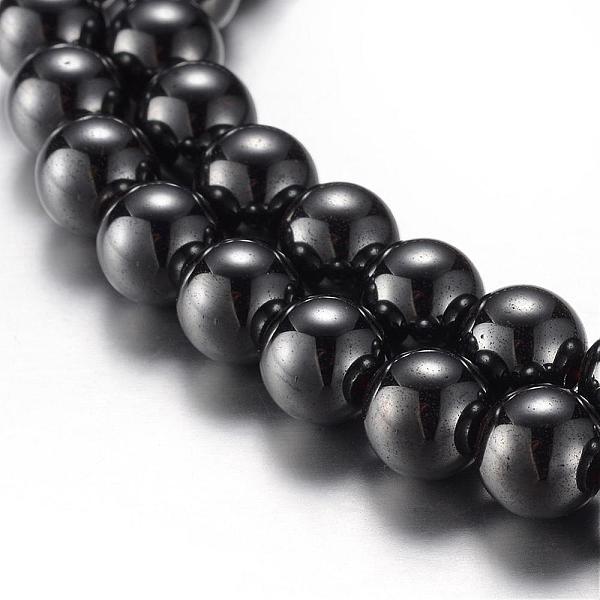 

PandaHall Magnetic Synthetic Hematite Bead Strands, Grade A, Round, Original Color, 6mm, Hole: 1mm, about 65pcs/strand, 15.7 inch(40cm)...