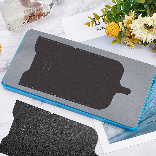 

PandaHall SUPERDANT Leather Die Cutting Rectangle Card Holder Dies Metal Cutting Dies for 1 Slot Card Holder Making Scrapbooking Paper...