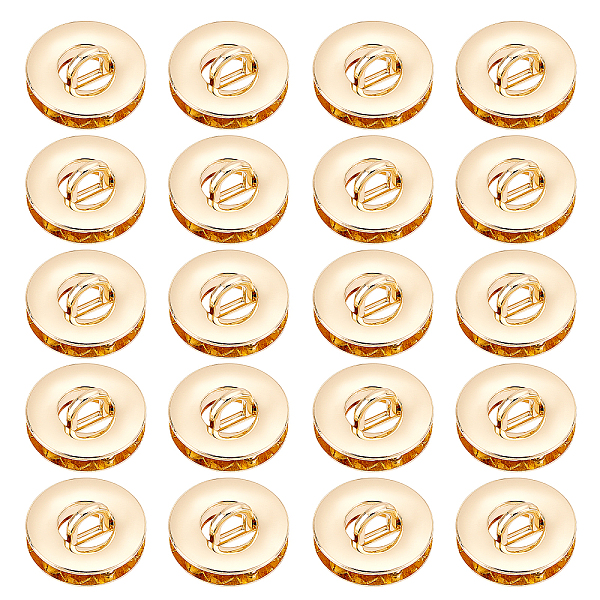 

PandaHall WADORN 20 Sets Round Head Button with D Ring, Purse Suspension Clasp Handbag Side Clip Buckles D Ring Buckle Chain Link Connector...