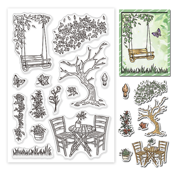 

PandaHall Custom PVC Plastic Clear Stamps, for DIY Scrapbooking, Photo Album Decorative, Cards Making, Garden, 160x110x3mm Plastic Others...