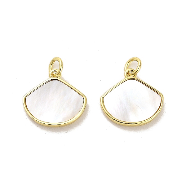 

PandaHall Brass Pave Shell Shell Shape Charms with Jump Ring, Real 18K Gold Plated, 14.5x15x2.5mm, Hole: 3.5mm Shell Shell Shape