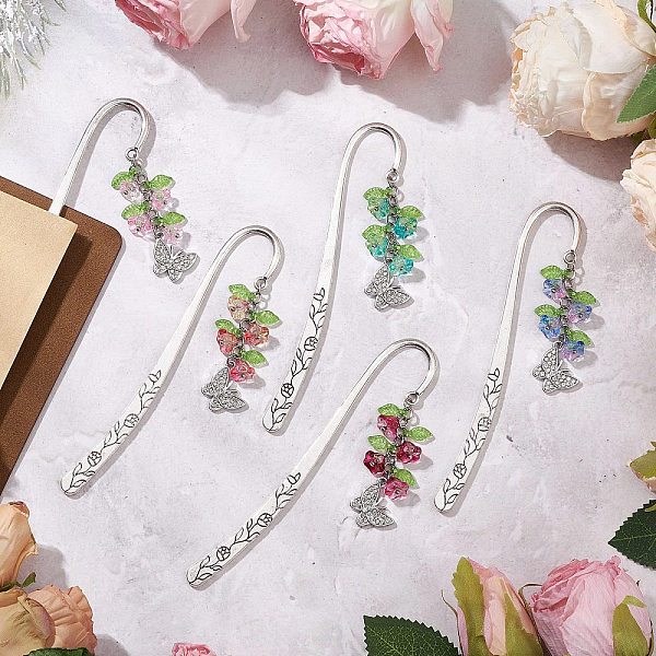 5Pcs 5 Colors Alloy… - image