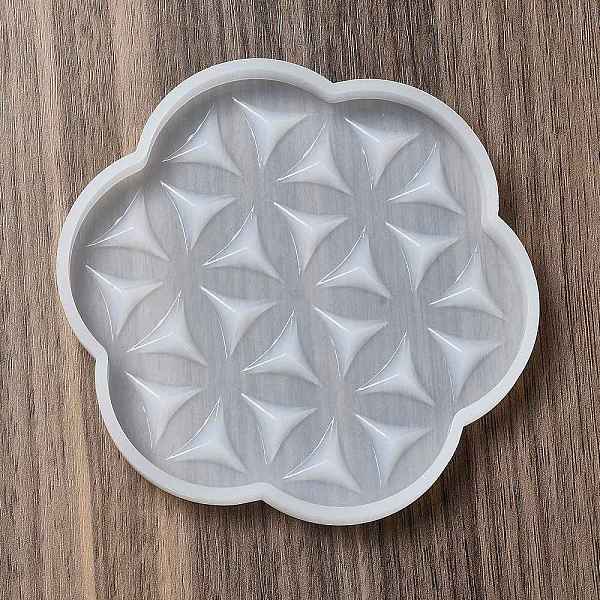 DIY Life Of Flower Textured Cup Mat Silicone Molds