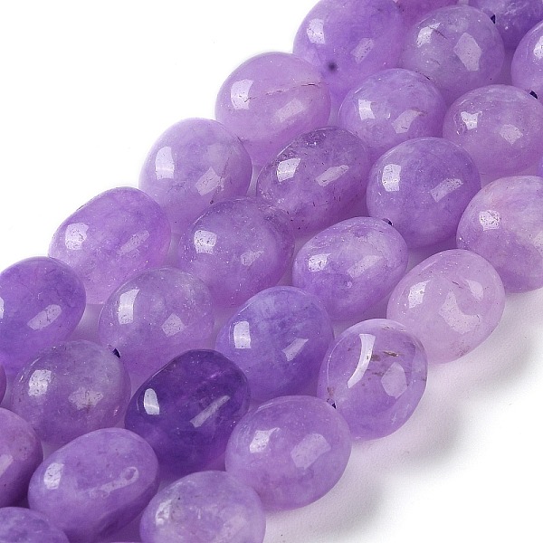 

PandaHall Natural Malaysia Jade Beads Strands, Faceted, Oval, Dyed and Heated, Medium Purple, 10.5~13x8.5~10x7~10mm, Hole: 1.2mm, about...