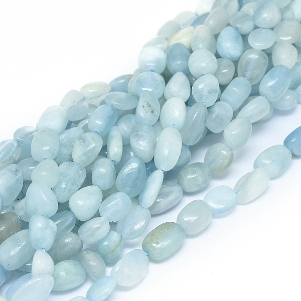 Natural Aquamarine Beads Strands