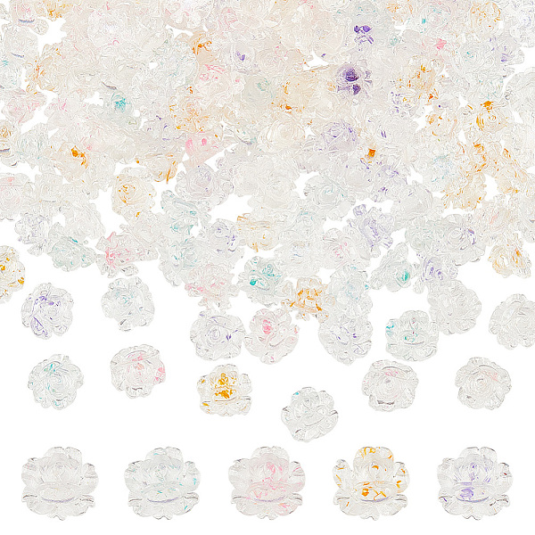200Pcs 5 Colors Tra… - image