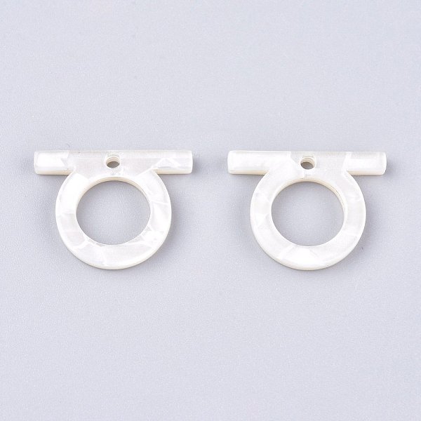 

PandaHall Acrylic Pendants, Sign, White, 15x20x2.2mm, Hole: 1.6mm Acrylic Others White
