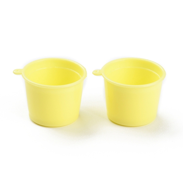 

PandaHall Mini Plastic Cup Model, Miniature Landscape Kitchen Dollhouse Accessories Decorations, Yellow, 33.5x29.5x22.5mm, Hole: 1.4mm...