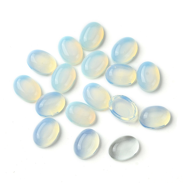 

PandaHall Opalite Cabochons, Oval, 8~8.5x6~6.5x2.5~3.5mm Opalite Oval