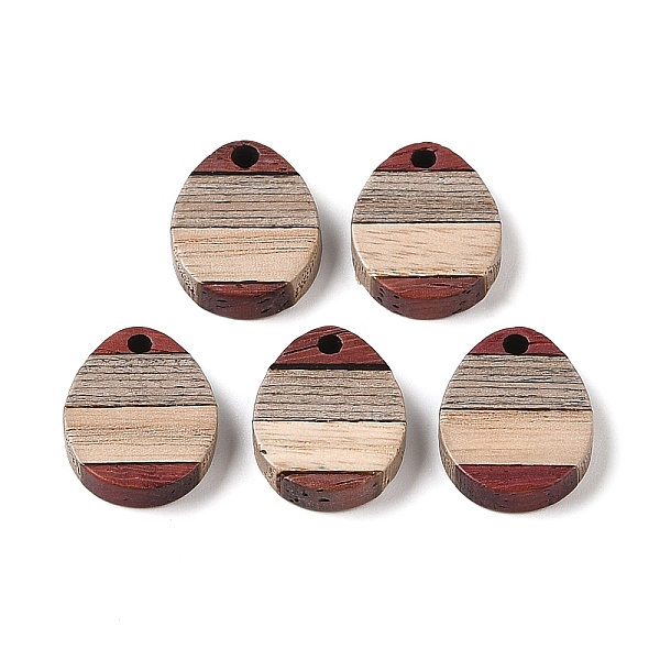 

PandaHall Sandalwood & Wenge Wood Pendants, Oval, 17x13x3.5mm, Hole: 2mm Wood Oval Orange
