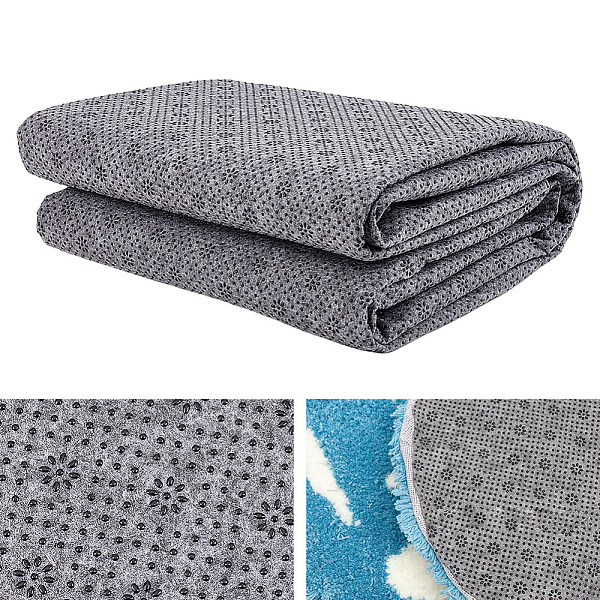 

PandaHall AHANDMAKER Tufting Backing Fabric, Non-Slip Tufting Cloth Thick Final Backing Fabric Primary Tufting Cloth Felt Fabric with Plum..., Gray