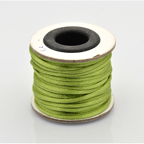 

PandaHall Macrame Rattail Chinese Knot Making Cords Round Nylon Braided String Threads, Yellow Green, 2mm, about 10.93 yards(10m)/roll Nylon...