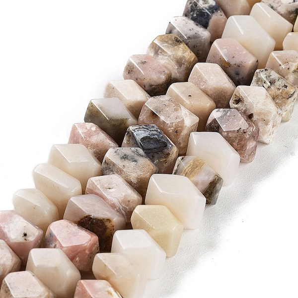 

PandaHall Natural Pink Opal Beads Strands, Nuggets, Faceted, 6~8x10.5~14x8~9.5mm, Hole: 1.2mm, about 57~61pcs/strand, 15.16''~15.39''...