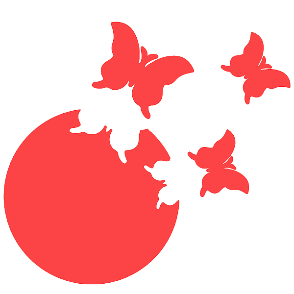 

PandaHall CREATCABIN 1 Set Plastic Mirror Wall Stickers, Self Adhesive Mirror Tiles, for Home Living Room Bedroom Decoration, 3D Butterfly...