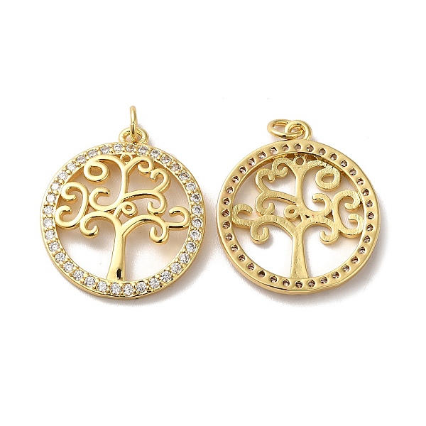 

PandaHall Rack Plating Brass Micro Pave Clear Cubic Zirconia Pendants, with Jump Ring, Long-Lasting Plated, Lead Free & Cadmium Free, Round...