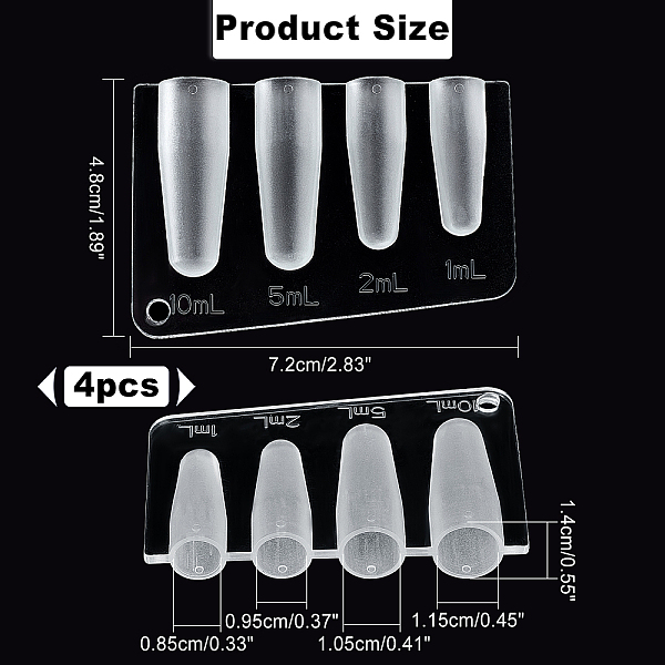 

PandaHall OLYCRAFT 4Pcs Ampoule Opener Plastic Ampoule Breaker Portable Plastic 4 in 1 Ampoule Breaker for Nurse Doctor Opening Glass Ampule..., Clear