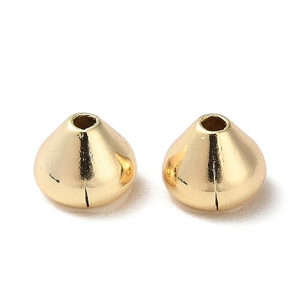 

PandaHall Brass Beads, Cone, Real 18K Gold Plated, 5x4mm, Hole: 1.2mm Brass Cone