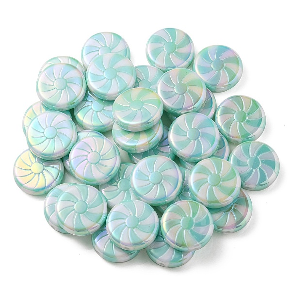 

PandaHall UV Plating Opaque Acrylic Beads, Lollipop, Pale Green, 23x7mm, Hole: 2.5mm Acrylic Candy