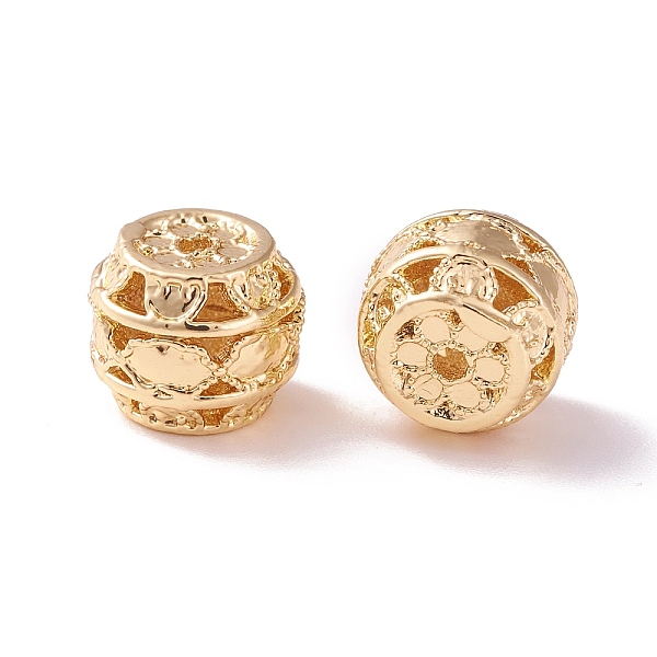 

PandaHall Brass Hollow Beads, Barrel, Golden, 9.5x8mm, Hole: 1.4mm Brass Barrel