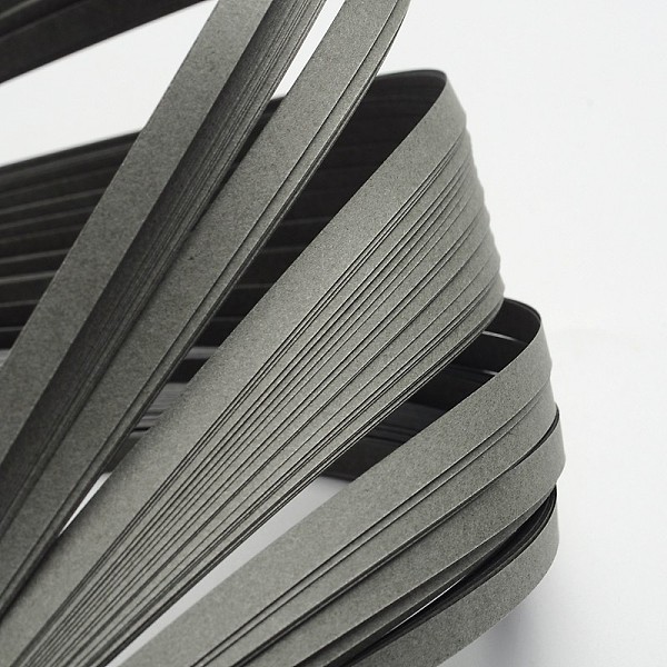

PandaHall Quilling Paper Strips, Gray, 530x5mm, about 120strips/bag Paper Gray