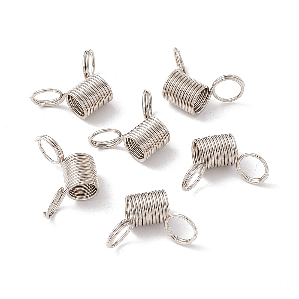 

PandaHall 201 Stainless Steel Beading Stoppers, Mini Spring Clamps for Beading Jewelry Making, Stainless Steel Color, 1.9x2.75~2.8x1.1cm...