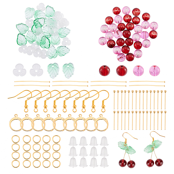 Arricraft Kits Zum Selbermachen Von Kirschohrringen Aus Glas