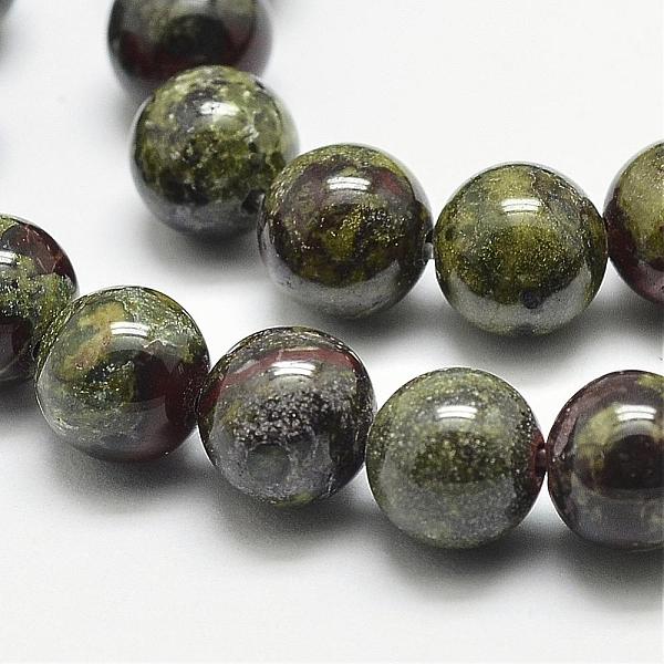 

PandaHall Natural Dragon Blood Beads Strands, Round, 8mm, Hole: 1.2mm, 48pcs/strand, 15.5 inch Dragon Blood Round