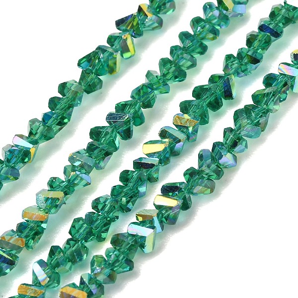 Electroplate Glass Bead Strands