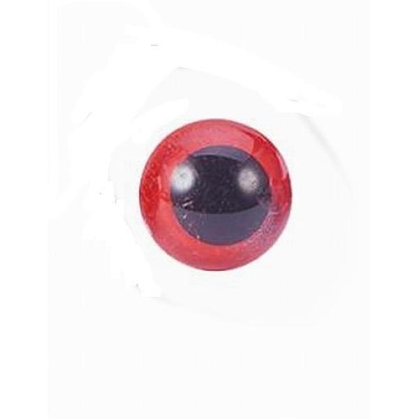 

PandaHall Craft Plastic Doll Eyes, Stuffed Toy Eyes, Safety Eyes, Red, 12mm Plastic Red