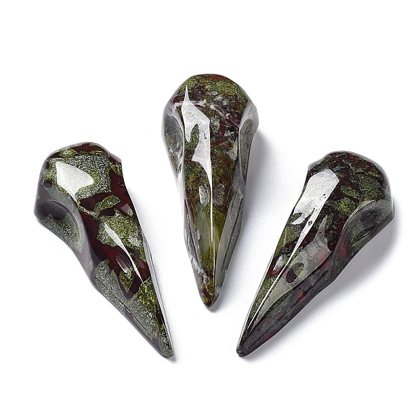 

PandaHall Natural Dragon Blood Home Display Decoration, Reiki Energy Stone, Crow Mouth, 61~66x24~25x16~18mm Dragon Blood Others