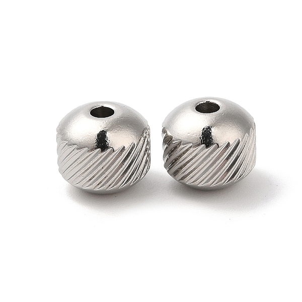 

PandaHall 304 Stainless Steel Bead, Round, Stainless Steel Color, 8mm, Hole: 2mm 304 Stainless Steel Round