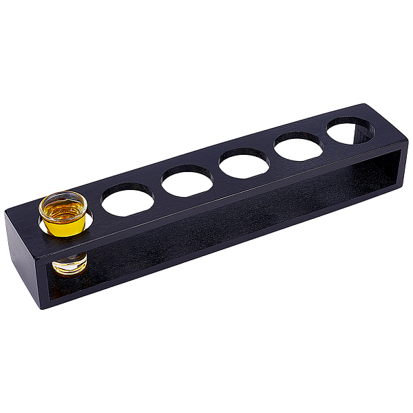 Support de rangement pour verres à vin en bambou à 6 trou