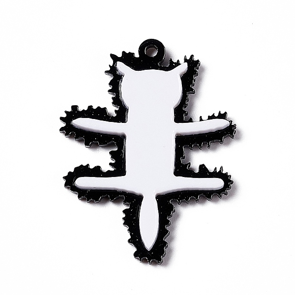 

PandaHall Acrylic Pendants, Cat Charm, White, 37.5x28.8x3.64mm, Hole: 1.8mm Acrylic Cat Shape White