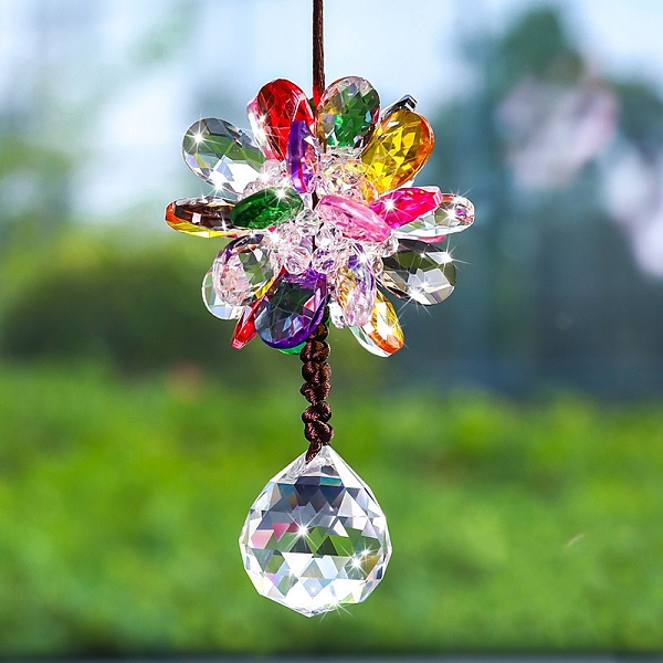 Glass Flower Pendan… - image