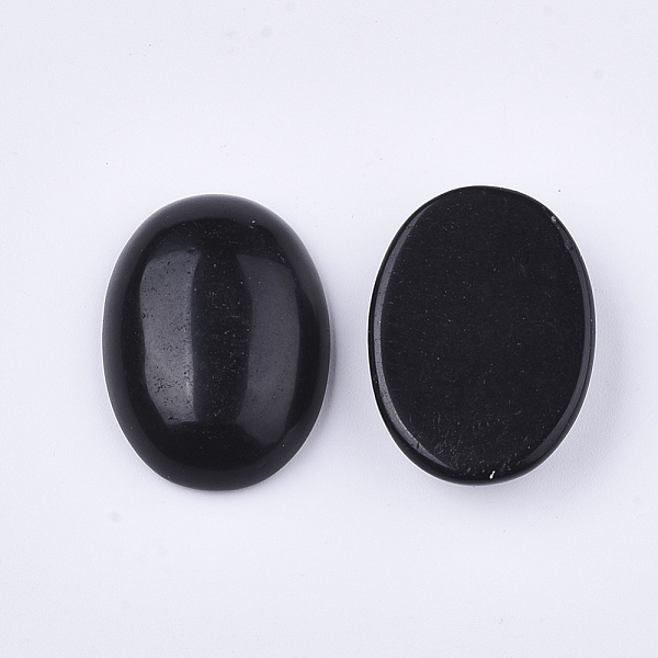 Natürlichen Schwarzem Obsidian Cabochons