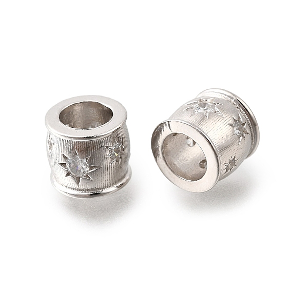 925 micro pavé de perles de zircone cubiques transparentes en argent sterling