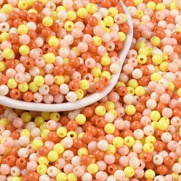 Opaque Acrylic Beads - image