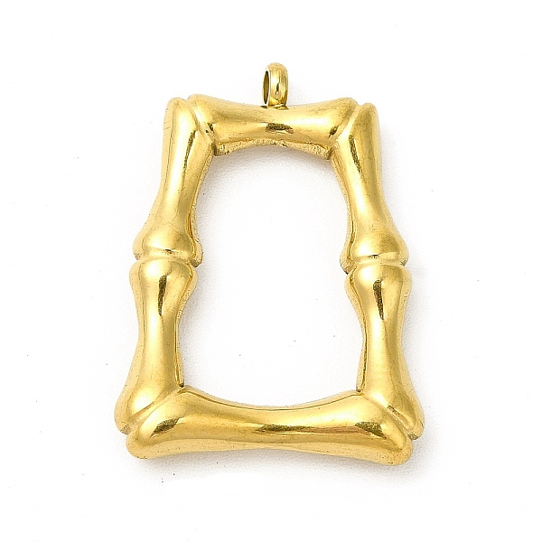 

PandaHall Ion Plating(IP) 304 Stainless Steel Pendants, Trapezoid Charm, Golden, 24x17.5x4mm, Hole: 1.8mm 304 Stainless Steel Trapezoid
