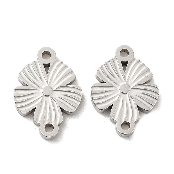 

PandaHall 316L Surgical Stainless Steel Connector Charms, Flower, Stainless Steel Color, 12.5x9x1.5mm, Hole: 1mm 316L Surgical Stainless...