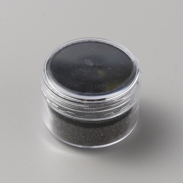 

PandaHall Column Plastic Loose Diamond Gemstone Storage Boxes, with Sponge, Black, 2.95x2.1cm Plastic Column Black