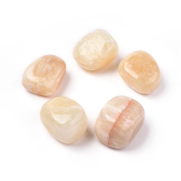 

PandaHall 5Pcs Natural Topaz Jade Beads, Tumbled Stone, Vase Filler Gems, No Hole/Undrilled, Nuggets, 20~35x13~23x8~22mm Topaz Jade Nuggets