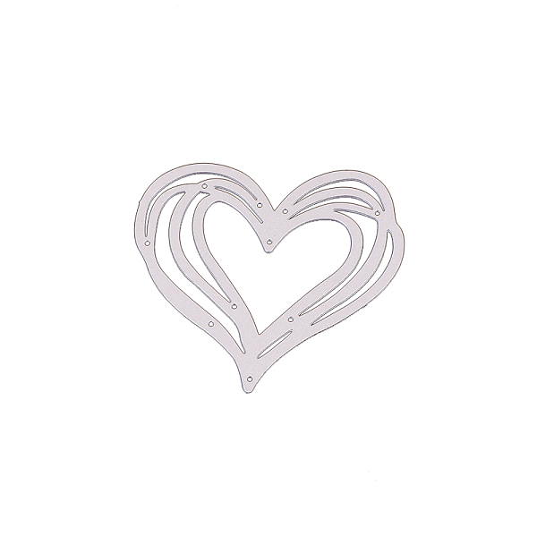 

PandaHall Carbon Steel Cutting Dies Stencils, for DIY Scrapbooking/Photo Album, Decorative Embossing DIY Paper Card, Heart, Matte Platinum...