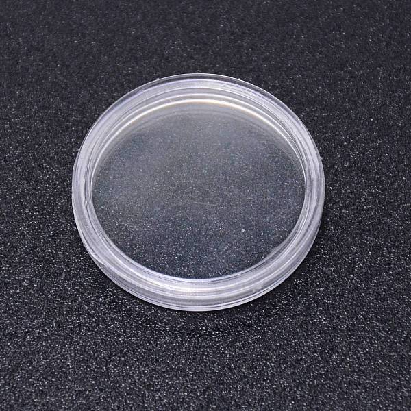 

PandaHall Plastic Box, Flat Round, Clear, 2.8x0.5cm Plastic Round Clear