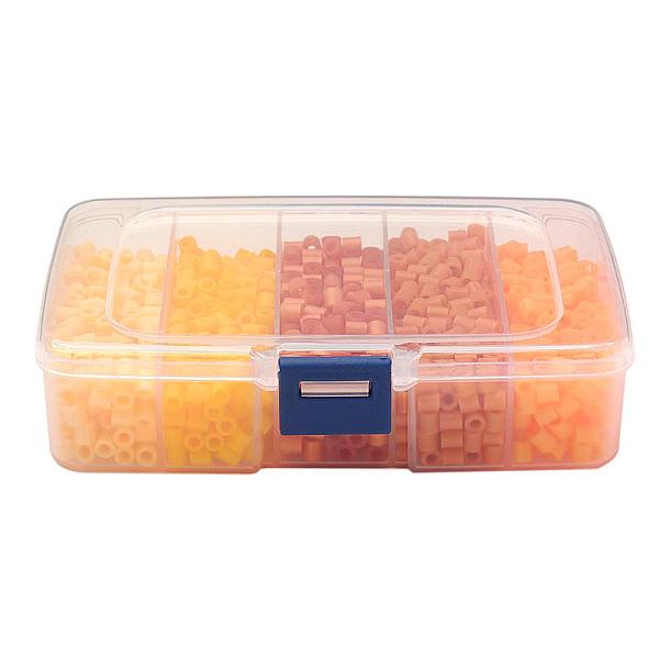 

PandaHall 5mm PE DIY Fuse Beads Refills for Kids, Tube, Yellow, 5x5mm, Hole: 3mm, about 1900pcs/ box Plastic Tube Yellow