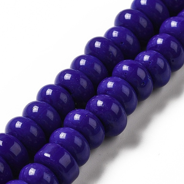 

PandaHall Handmade Lampwork Beads Strands, Rondelle, Mauve, 9~10x4.5~5mm, Hole: 2.5~3mm, about 68~71pcs/strand, 14.17~16.14 inch(36~41cm)..., Purple