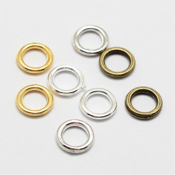 

PandaHall Alloy Round Rings, Soldered Jump Rings, Closed Jump Rings, Mixed Color, 18 Gauge, 7x1mm, Hole: 4.5mm, Inner Diameter: 4mm Alloy
