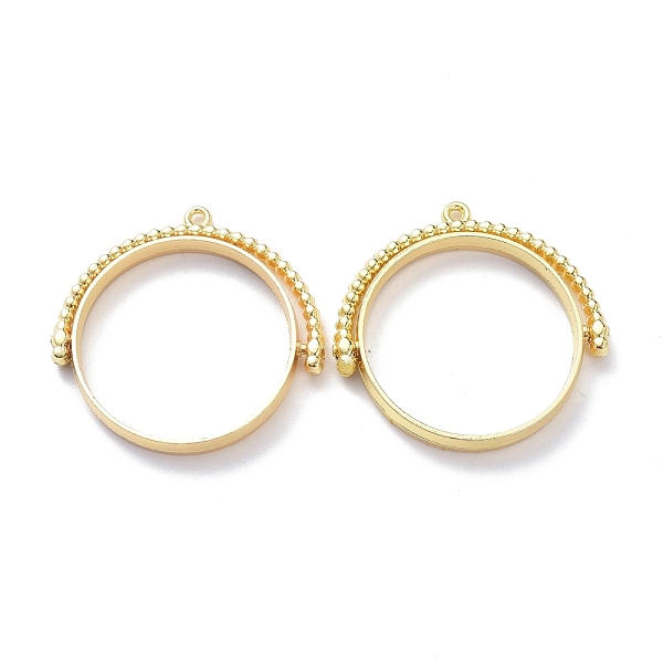 

PandaHall Alloy Open Back Bezel Pendants, Rotating Pendants, for DIY UV Resin, Epoxy Resin, Pressed Flower Jewelry, Ring, Light Gold...