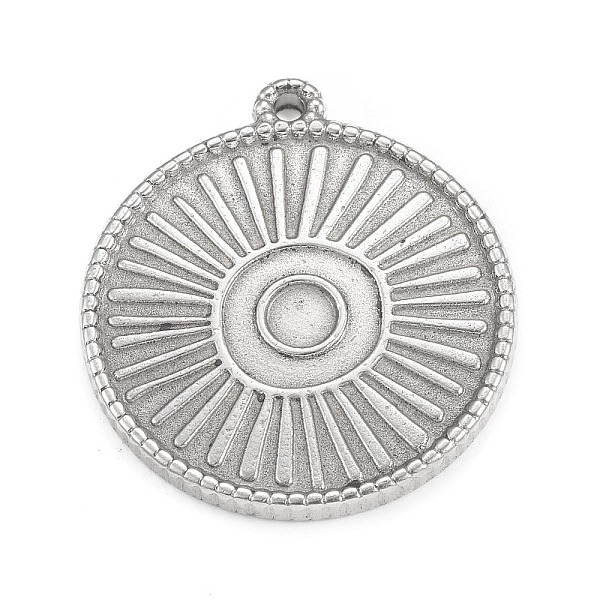 

PandaHall 304 Stainless Steel Pendant Cabochon Settings, Flat Round Links, Stainless Steel Color, Tray: 4mm, 28x25x2mm, Hole: 1.4mm 304...